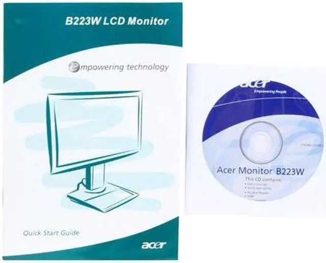 Alt view image 18 of 19 - Acer 22" WSXGA+ LCD Monitor with Height & Pivot Adjustment 5 ms D-Sub, DVI B223Wbdmr