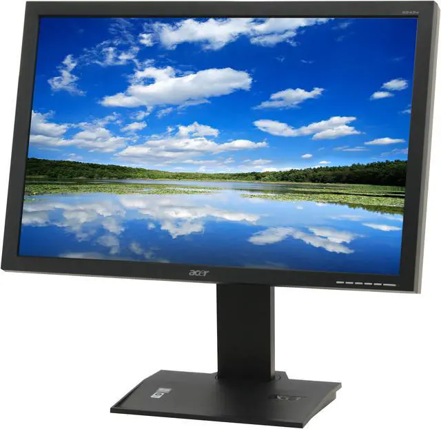 Main image of Acer 24" WUXGA LCD Monitor with HDCP Support and Height & Pivot Adjustments 5 ms D-Sub, DVI B243Wbdr