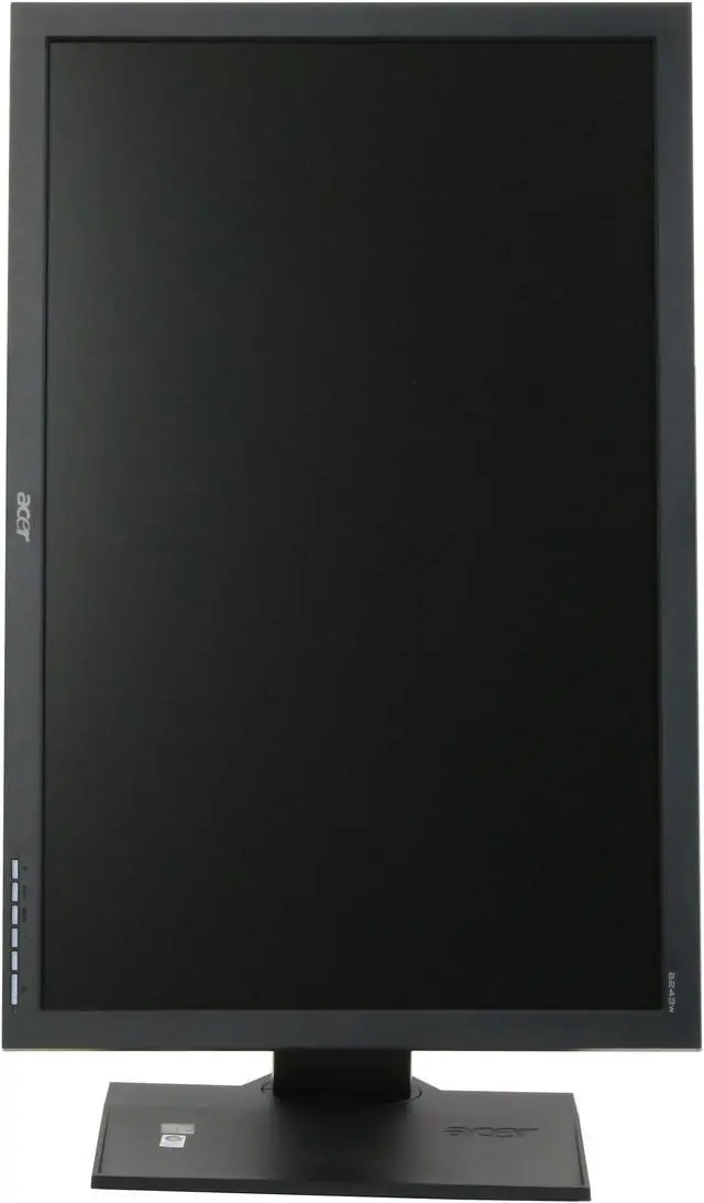Alt view image 8 of 17 - Acer 24" WUXGA LCD Monitor with HDCP Support and Height & Pivot Adjustments 5 ms D-Sub, DVI B243Wbdr