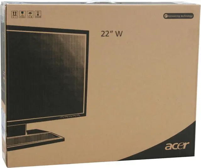 Alt view image 11 of 11 - Acer 22" TFT LCD WSXGA+ LCD Monitor 5 ms D-Sub, DVI V223wbmd