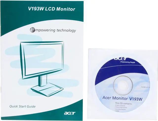 Alt view image 12 of 13 - Acer 19" TFT LCD WXGA+ LCD Monitor 5 ms D-Sub V193Wbm