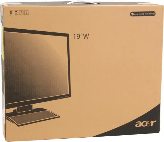 Alt view image 13 of 13 - Acer 19" TFT LCD WXGA+ LCD Monitor 5 ms D-Sub V193Wbm