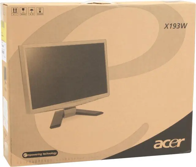 Alt view image 13 of 13 - Acer 19" WXGA+ LCD Monitor 5 ms D-Sub X193Wb