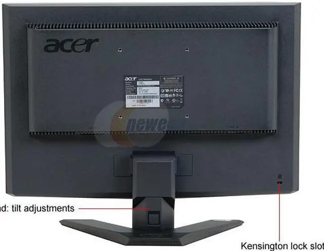 Alt view image 6 of 13 - Acer 19" WXGA+ LCD Monitor 5 ms D-Sub X193Wb
