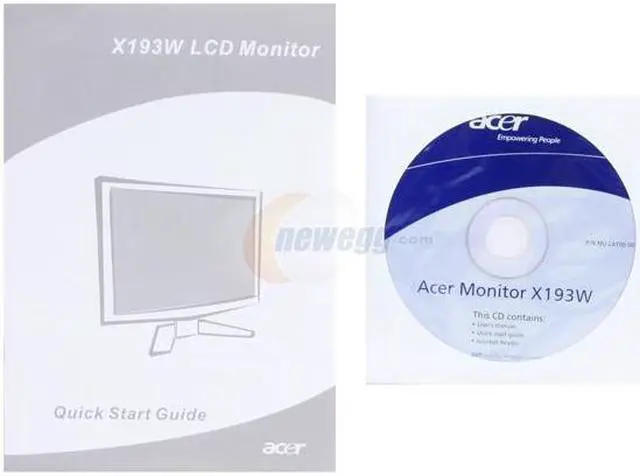 Alt view image 12 of 13 - Acer 19" WXGA+ LCD Monitor 5 ms D-Sub X193Wb