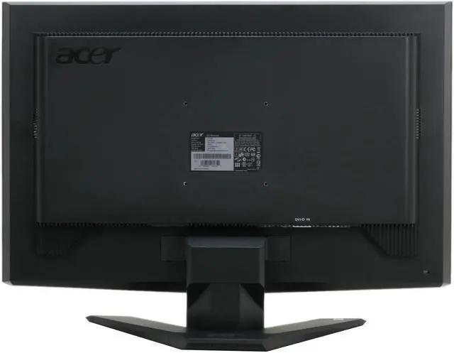 Alt view image 6 of 12 - Acer X243Wbd Black 24" 5ms Widescreen LCD Monitor 400 cd/m2 3000:1 ACM with HDCP support