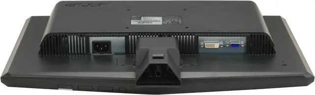 Alt view image 8 of 14 - Acer X203Hbd Black 20" 16:9 5ms Widescreen LCD Monitor  300 cd/m2 10000:1 w/ HDCP Support