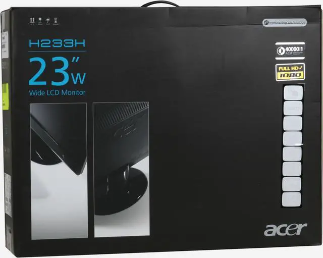 Alt view image 12 of 12 - Acer 23" LCD Monitor 5 ms D-Sub, DVI, HDMI H233Hbmid