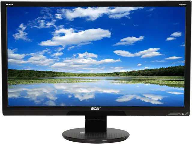 Alt view image 2 of 8 - Acer P235Hbmid Black 23" 5ms HDMI Widescreen LCD Monitor 300 cd/m2 50000:1(ACM) Built-in Speakers