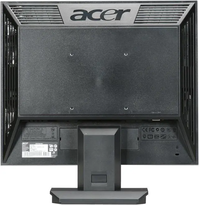 Alt view image 5 of 8 - Acer 17" LCD Monitor 5 ms D-Sub V173Bb