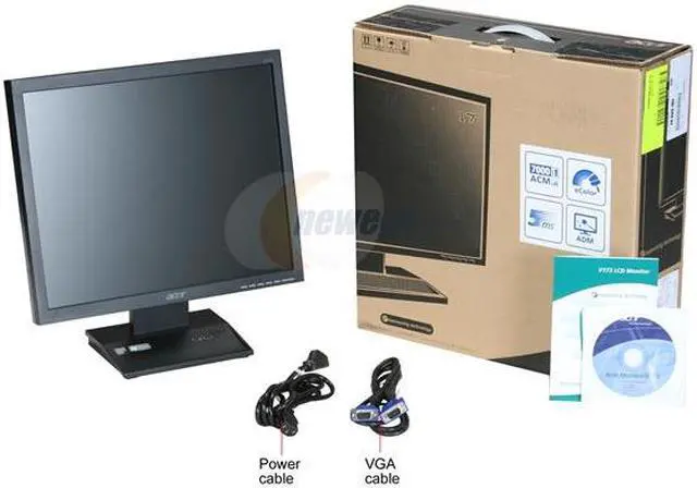 Alt view image 8 of 8 - Acer 17" LCD Monitor 5 ms D-Sub V173Bb