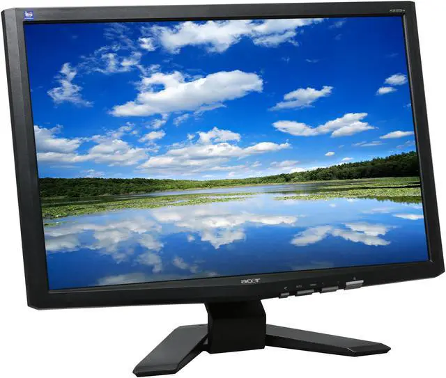 Alt view image 3 of 8 - Acer X223WDbd Black 22" 5ms  Widescreen LCD Monitor 250 cd/m2 ACM 50000:1(1000:1)