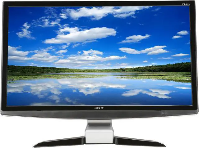 Alt view image 2 of 8 - Acer 24" LCD Monitor 2ms(GTG) D-Sub, DVI P244Wbd