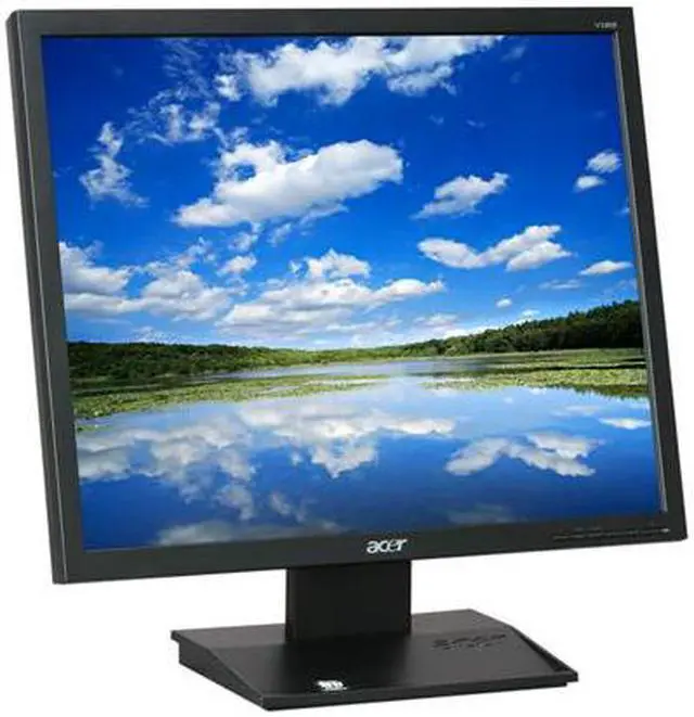 Alt view image 3 of 7 - Acer V193DJB Black 19" 5ms   LCD Monitor 250 cd/m2 ACM 50000:1(800:1)