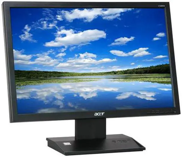 Alt view image 3 of 8 - Acer V193WEJbd Black 19" 5ms  Widescreen LCD Monitor 250 cd/m2 ACM 50000:1(1000:1)