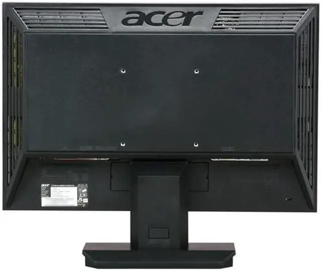 Alt view image 5 of 8 - Acer V193WEJbd Black 19" 5ms  Widescreen LCD Monitor 250 cd/m2 ACM 50000:1(1000:1)