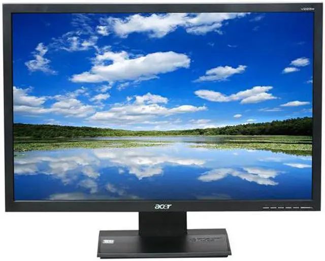 Alt view image 2 of 6 - Acer V223WEJbd Black 22" 5ms  Widescreen LCD Monitor 250 cd/m2 ACM 50000:1(1000:1)