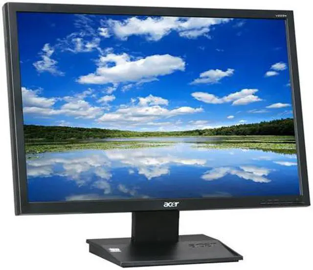 Alt view image 3 of 6 - Acer V223WEJbd Black 22" 5ms  Widescreen LCD Monitor 250 cd/m2 ACM 50000:1(1000:1)