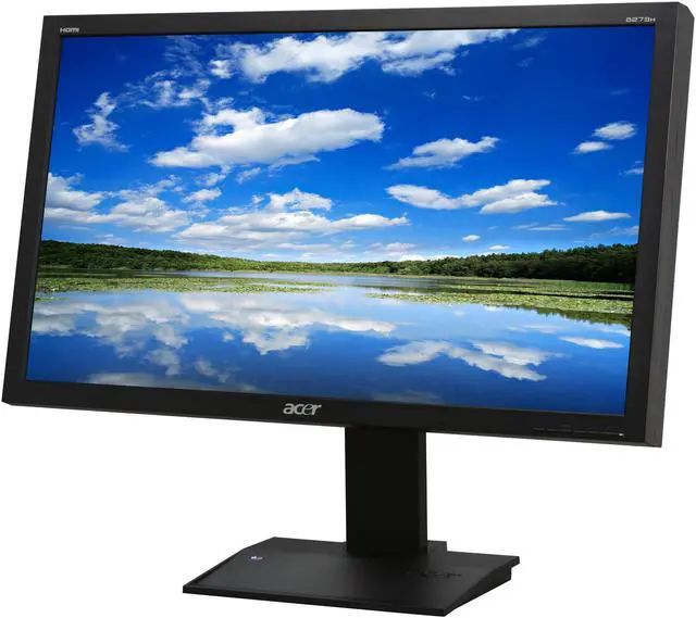 Main image of Acer B273Hbmidhz Black 27" 5ms HDMI Swivel & Height Adjustable Widescreen LCD Monitor 300 cd/m2 ACM 80000:1(1000:1) Built-in Speakers & USB
