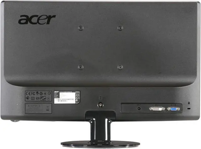 Alt view image 5 of 7 - Acer S211HLbd 21.5'' 5ms  LED-Backlight LCD Monitor  Slim Design 250 cd/m2 12,000,000:1 (ACM)