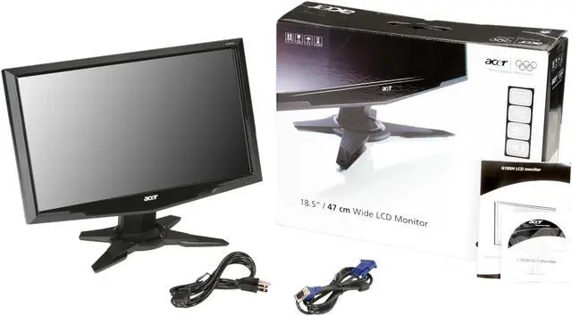 Alt view image 8 of 8 - Acer 18.5" LCD Monitor 5 ms D-Sub G185HAb