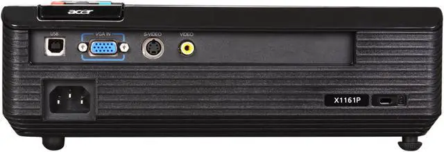 Alt view image 5 of 8 - Acer X1161P SVGA 800x600 2700 Lumens 3D Ready DLP Projector