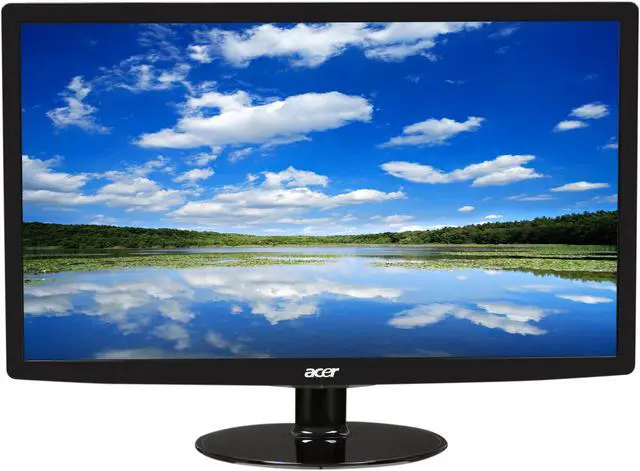 Alt view image 2 of 7 - Acer S232HLAbid Black 23" 2ms Full HD HDMI LED BackLight LCD Monitor Slim Design 250 cd/m2 ACM (12,000,000:1) 1,000:1
