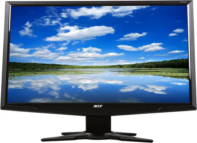 Alt view image 2 of 7 - Acer G245HBbd Black 24" 5ms Full HD WideScreen LCD Monitor 300 cd/m2 ACM 80,000:1 (1,000:1)