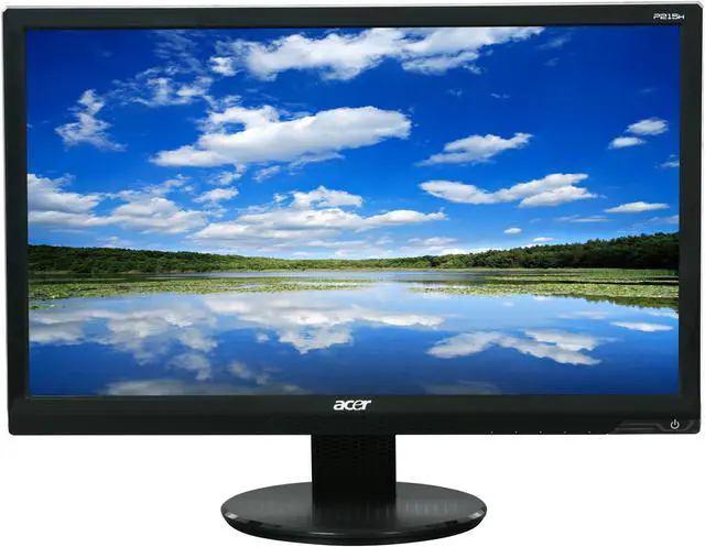 Alt view image 2 of 8 - Acer P215HBbd Black 21.5" 5ms Full HD WideScreen LCD Monitor 300 cd/m2 ACM 50,000:1 (1,000:1)