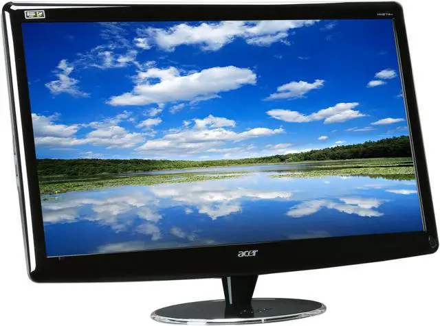 Alt view image 3 of 12 - Acer HN274Hbmiiid Black 27" Full HD HDMI WideScreen LED 120Hz 3D Monitor 300 cd/m2 ACM 10,000,000:1 w/Speakers & 3D glasses