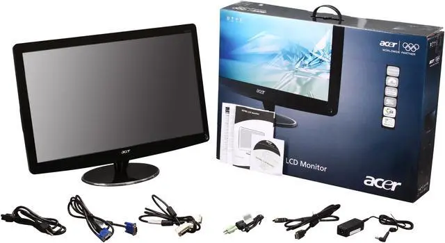 Alt view image 8 of 8 - Acer H274HLBMID Black 27" Full HD HDMI LED  BackLight LCD Monitor w/Speakers 300 cd/m2 100,000,000:1 Max (ACM)