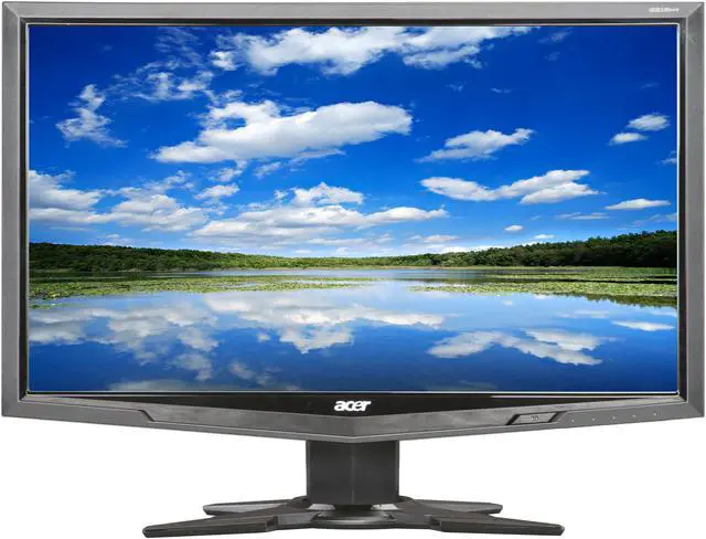 Alt view image 2 of 8 - Acer G215HVAbd Black 21.5" 5ms Full HD WideScreen LCD Monitor 200 cd/m2 20,000:1 Max (ACM)