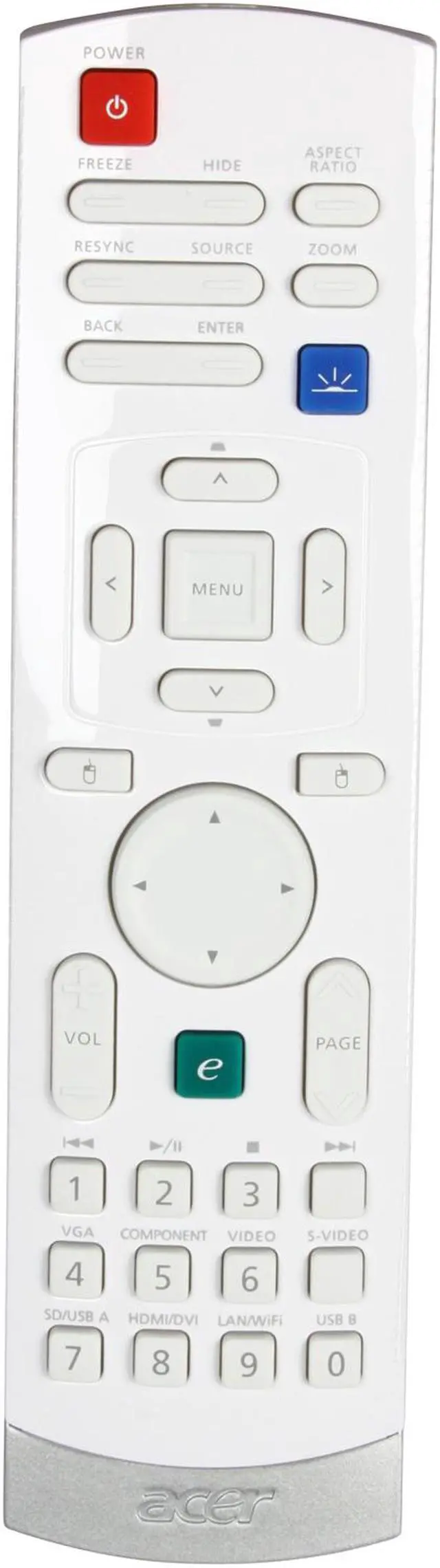 Alt view image 9 of 10 - Acer H9500BD 2000 Lumens 1080P Full HD 3D Home Theater DLP Projector w/ HDMI & USB