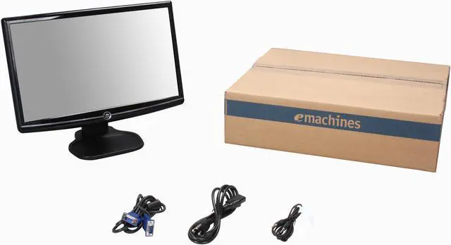 Alt view image 8 of 8 - eMachines 19" LCD Monitor 5 ms D-Sub L-ET.XE2HZ.B04