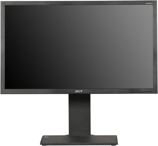Alt view image 8 of 9 - Acer B233HLJbmdh Black 23" 5ms Swivel & Height Adjustable Widescreen LED Monitor 250 cd/m2 ACM 100,000,000:1 (1,000:1) Built-in Speakers