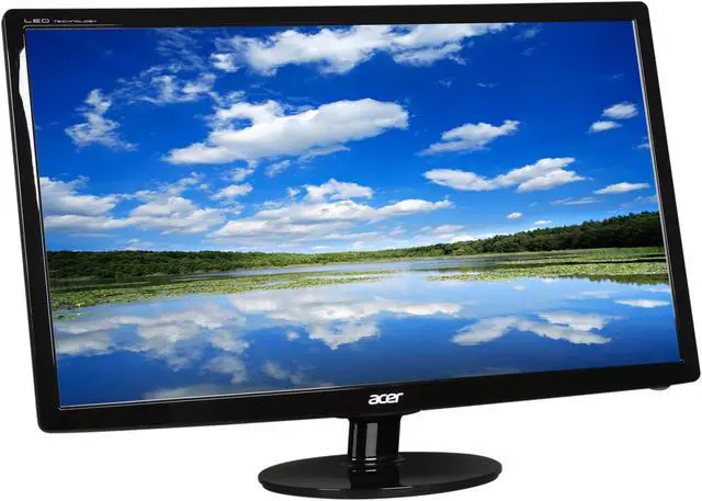 Alt view image 3 of 7 - Acer 27" 60 Hz TN LCD Monitor 5 ms D-Sub, DVI, HDMI S271HLbid