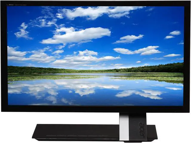 Alt view image 2 of 7 - Acer S235HLbii Black 23" 5ms HDMI*2 Widescreen LED Monitor 250 cd/m2 ACM 100,000,000:1 (1000:1)