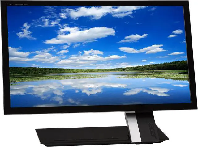 Alt view image 3 of 7 - Acer S235HLbii Black 23" 5ms HDMI*2 Widescreen LED Monitor 250 cd/m2 ACM 100,000,000:1 (1000:1)