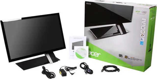 Alt view image 7 of 7 - Acer S235HLbii Black 23" 5ms HDMI*2 Widescreen LED Monitor 250 cd/m2 ACM 100,000,000:1 (1000:1)
