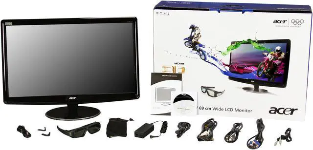 Alt view image 8 of 8 - Acer 27" 120 Hz TN LCD Monitor 2 ms D-Sub, DVI, HDMI HN274HBBmiiid