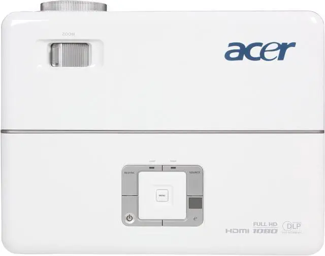 Alt view image 6 of 8 - Acer H6500 1920 x 1080 DLP Home Theater Projector 2,100 ANSI Lumens (Standard), 1,680 ANSI Lumens (ECO) 10000:1