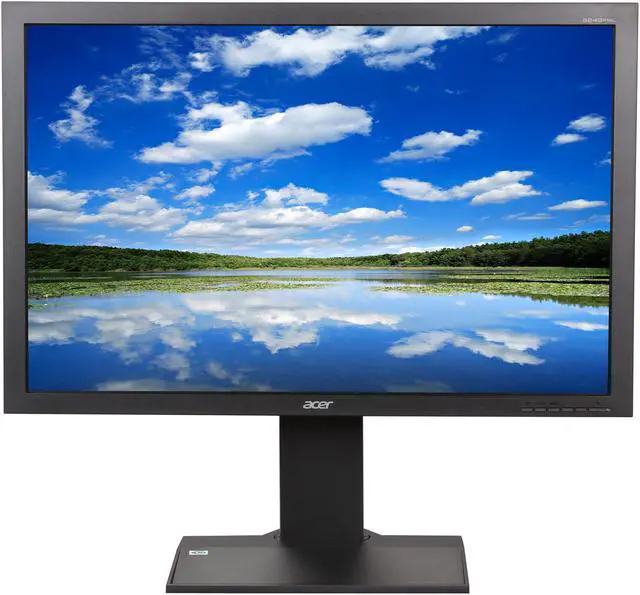 Alt view image 2 of 11 - Acer 24" IPS Height & Pivot Adjustable IPS LCD Monitor w/ DisplayPort 14 ms D-Sub, DVI, DisplayPort B243PWLKbmdrz