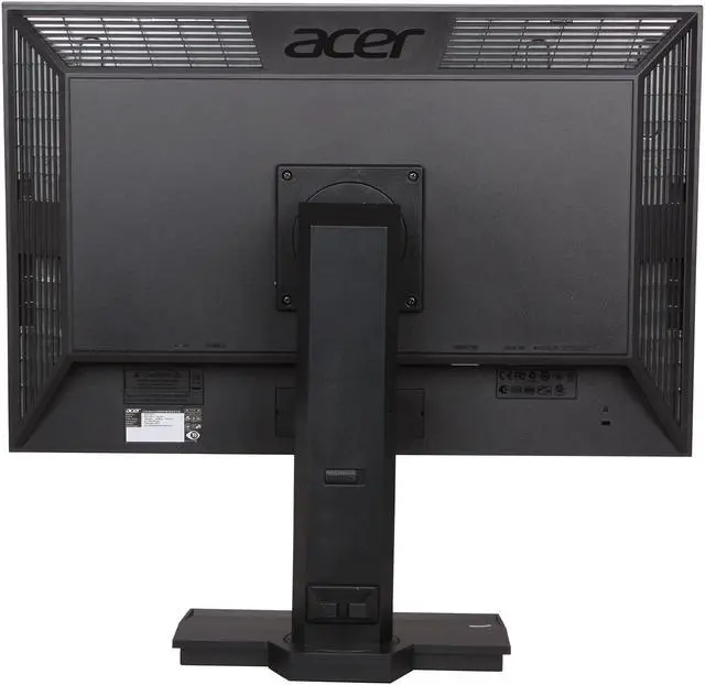 Alt view image 5 of 11 - Acer 24" IPS Height & Pivot Adjustable IPS LCD Monitor w/ DisplayPort 14 ms D-Sub, DVI, DisplayPort B243PWLKbmdrz