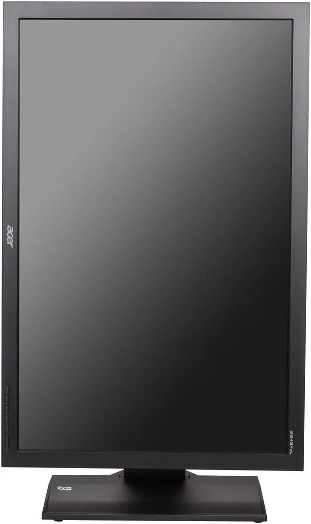 Alt view image 8 of 11 - Acer 24" IPS Height & Pivot Adjustable IPS LCD Monitor w/ DisplayPort 14 ms D-Sub, DVI, DisplayPort B243PWLKbmdrz