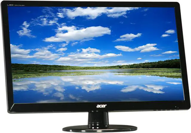Alt view image 3 of 7 - Acer 23" 60 Hz LCD Monitor 5 ms D-Sub, DVI S Series S230HL Abd