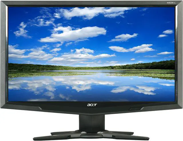 Alt view image 2 of 8 - Acer 20" Active Matrix, TFT LCD LCD Monitor 5 ms D-Sub, DVI G205HL bd