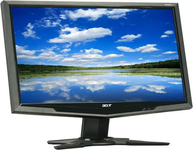 Alt view image 3 of 8 - Acer 20" Active Matrix, TFT LCD LCD Monitor 5 ms D-Sub, DVI G205HL bd