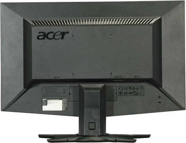 Alt view image 5 of 8 - Acer 20" Active Matrix, TFT LCD LCD Monitor 5 ms D-Sub, DVI G205HL bd