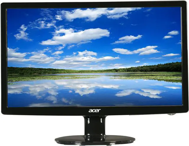 Alt view image 2 of 7 - Acer 18.5" LCD Monitor 5 ms D-Sub S181HL Gb