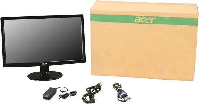 Alt view image 7 of 7 - Acer 18.5" LCD Monitor 5 ms D-Sub S181HL Gb